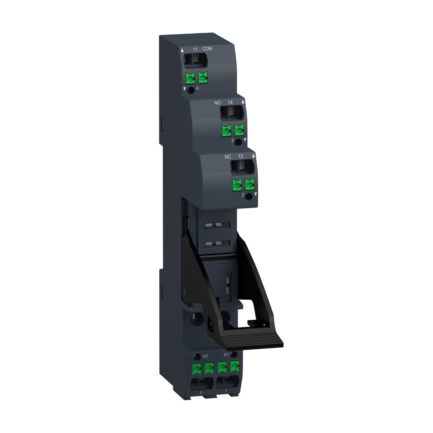 SCHNEIDER ELECTRIC - Base push-in RGZ con staffa di mantenimento, 10 A , per relè RXG1