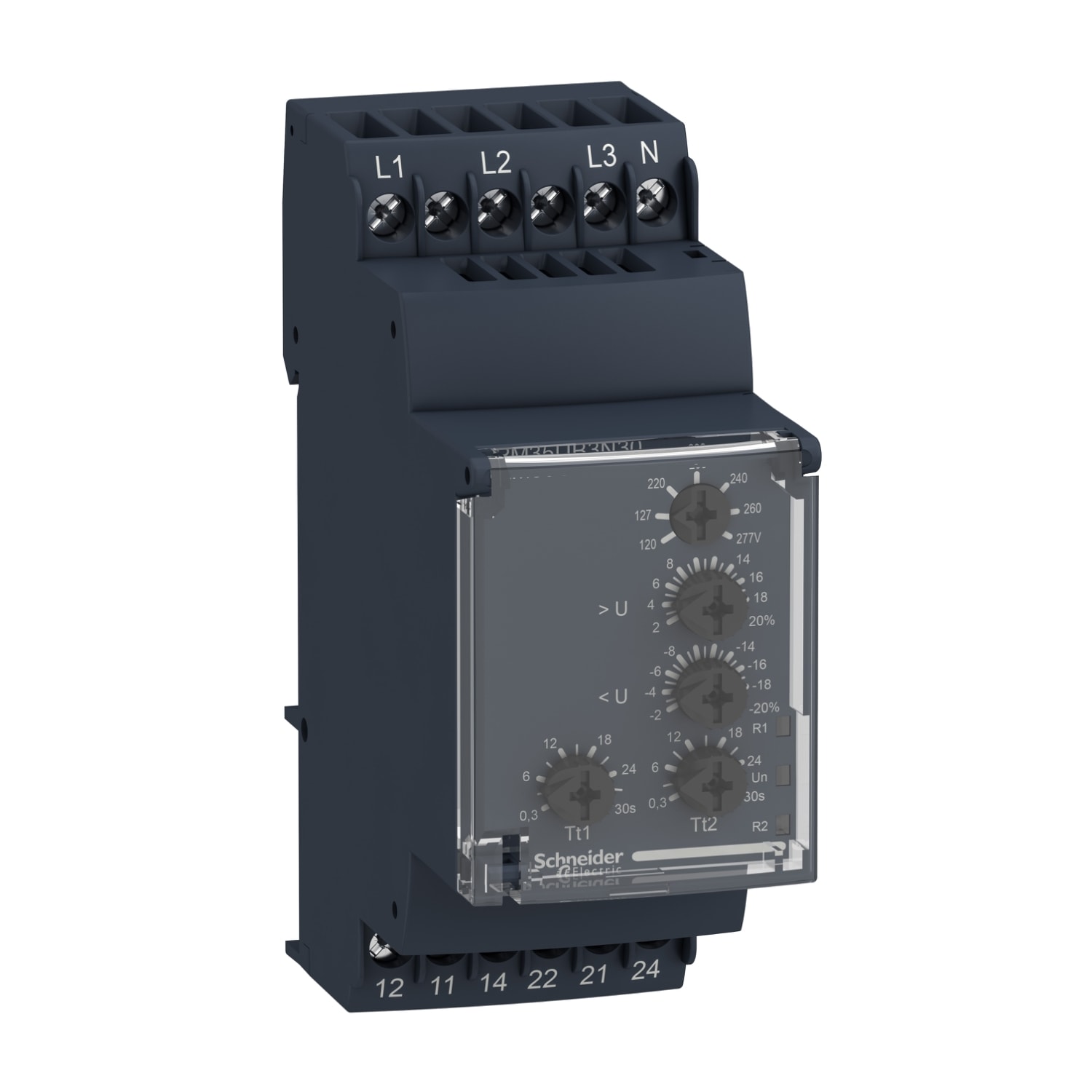 SCHNEIDER ELECTRIC - Relè controllo tensione RM35-U - intervallo: 114..329 VAC