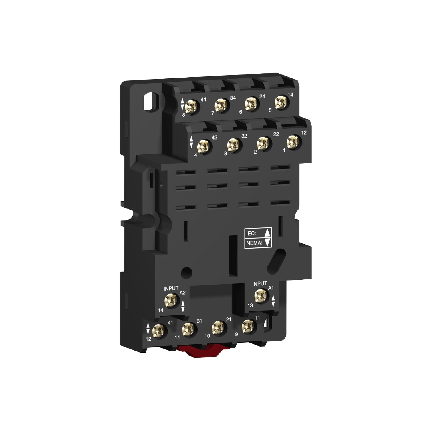 SCHNEIDER ELECTRIC - Base RPZ - contatto misto - 16 A - < 250V - terminale a vite - per relè RPM4