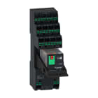 SCHNEIDER ELECTRIC - Relè in miniatura preassemblati con base, relè elettromeccanici Harmony, 12A, 2NC/NO, LED, pulsante di prova bloccabile, push-in, 24V AC