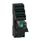 SCHNEIDER ELECTRIC - relè miniaturizzati preassemblati con base, relè elettromeccanici Harmony, 6A, 4NC/NO, LED, pulsante di prova bloccabile, push-in, 24V DC