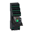 SCHNEIDER ELECTRIC - relè miniaturizzati preassemblati con base, relè elettromeccanici Harmony, 6A, 4NC/NO, LED, pulsante di prova bloccabile, push-in, 230V AC