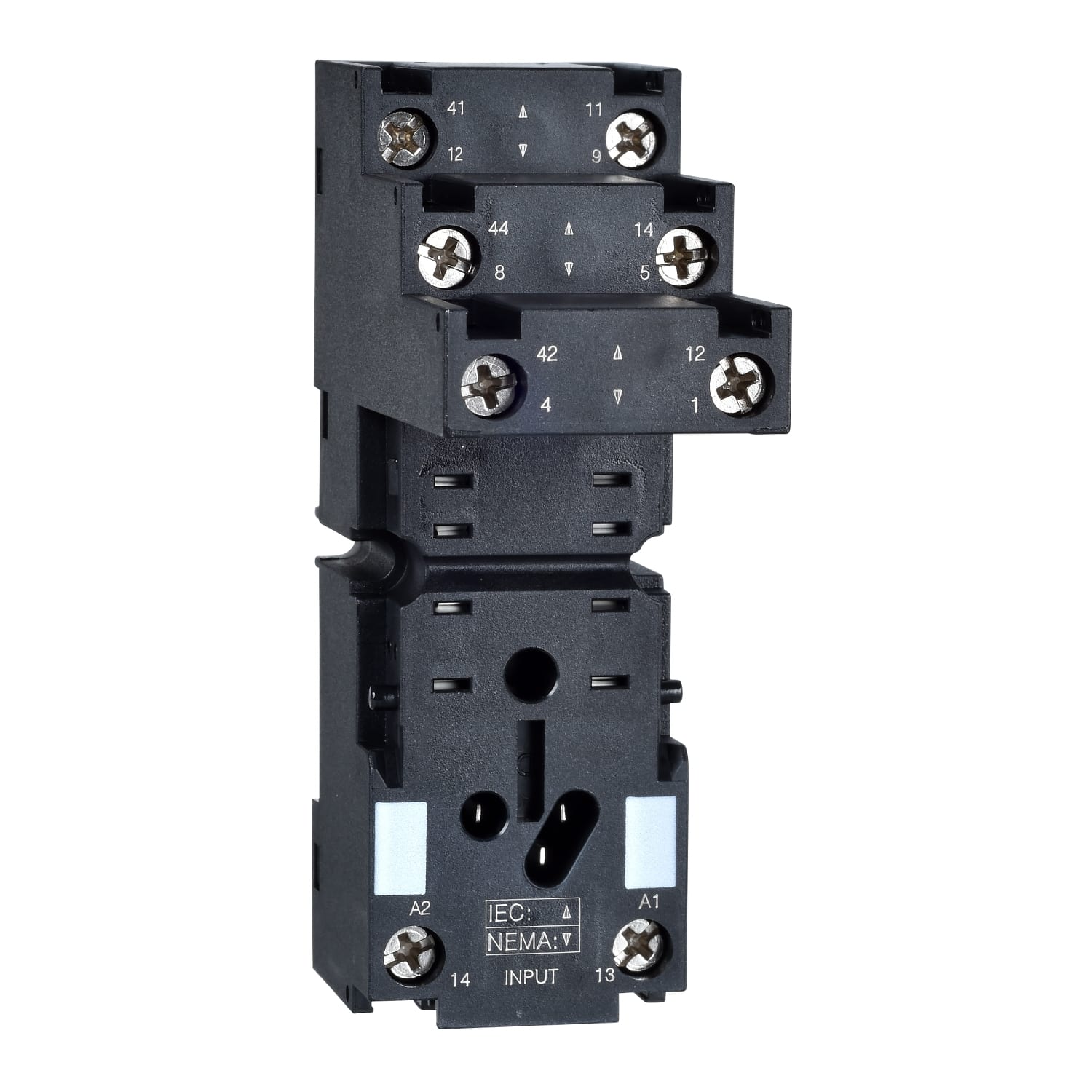 SCHNEIDER ELECTRIC - Base RXZ - contatto separato - 12 A - < 250V - connettore - per relè RXM2..