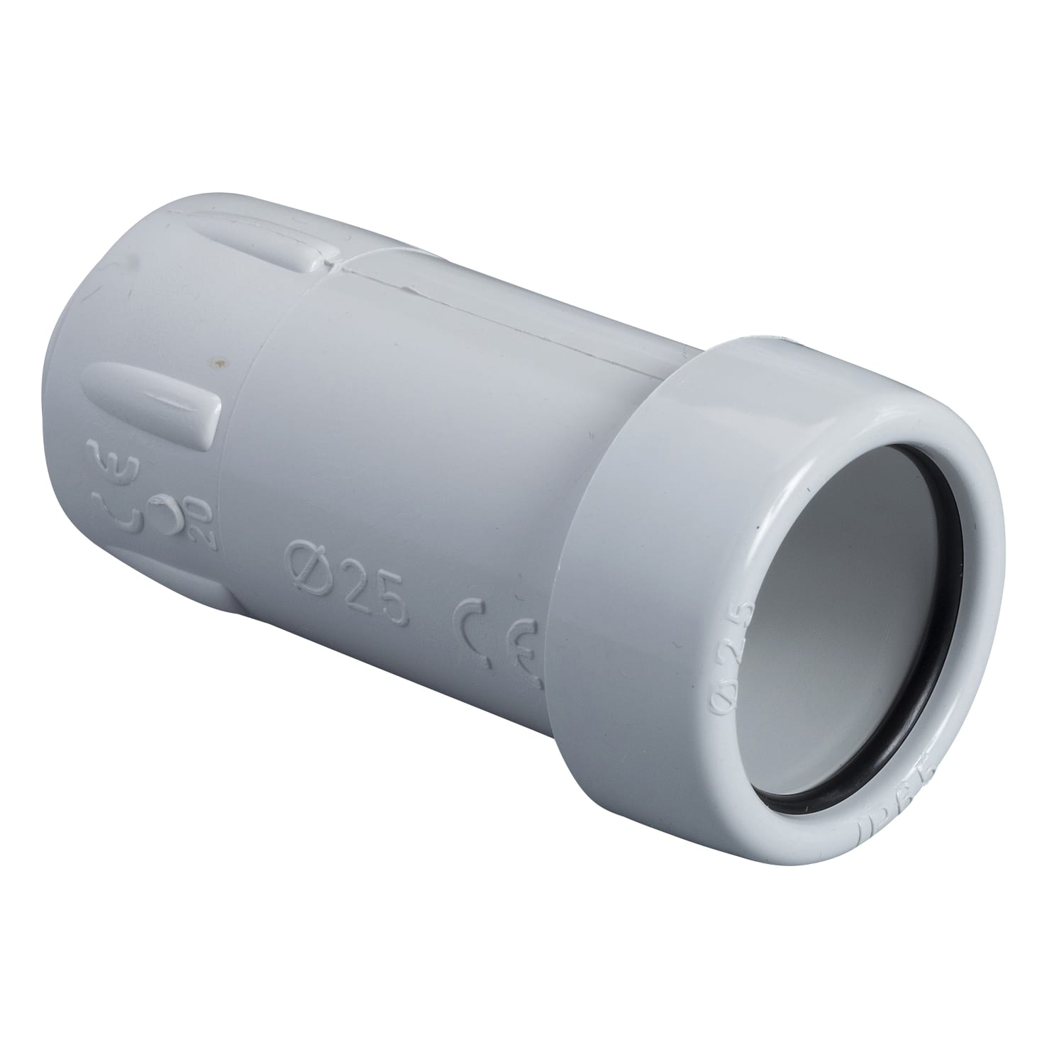 SCHNEIDER ELECTRIC - Raccordo tubo guaina, Mureva Tube & Fix, Tubafroid, RTGP25, IP67, diametro esterno tubi 25mm, diametro interno guaine 20mm  - [prezzo per 100 pz]