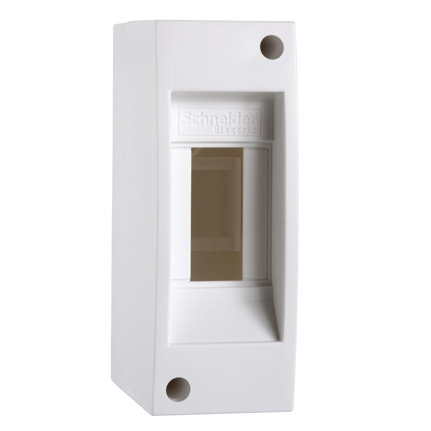 SCHNEIDER ELECTRIC - Centralino parete bianco senza porta Mini Coreos Light IP40 1 fila 2mod