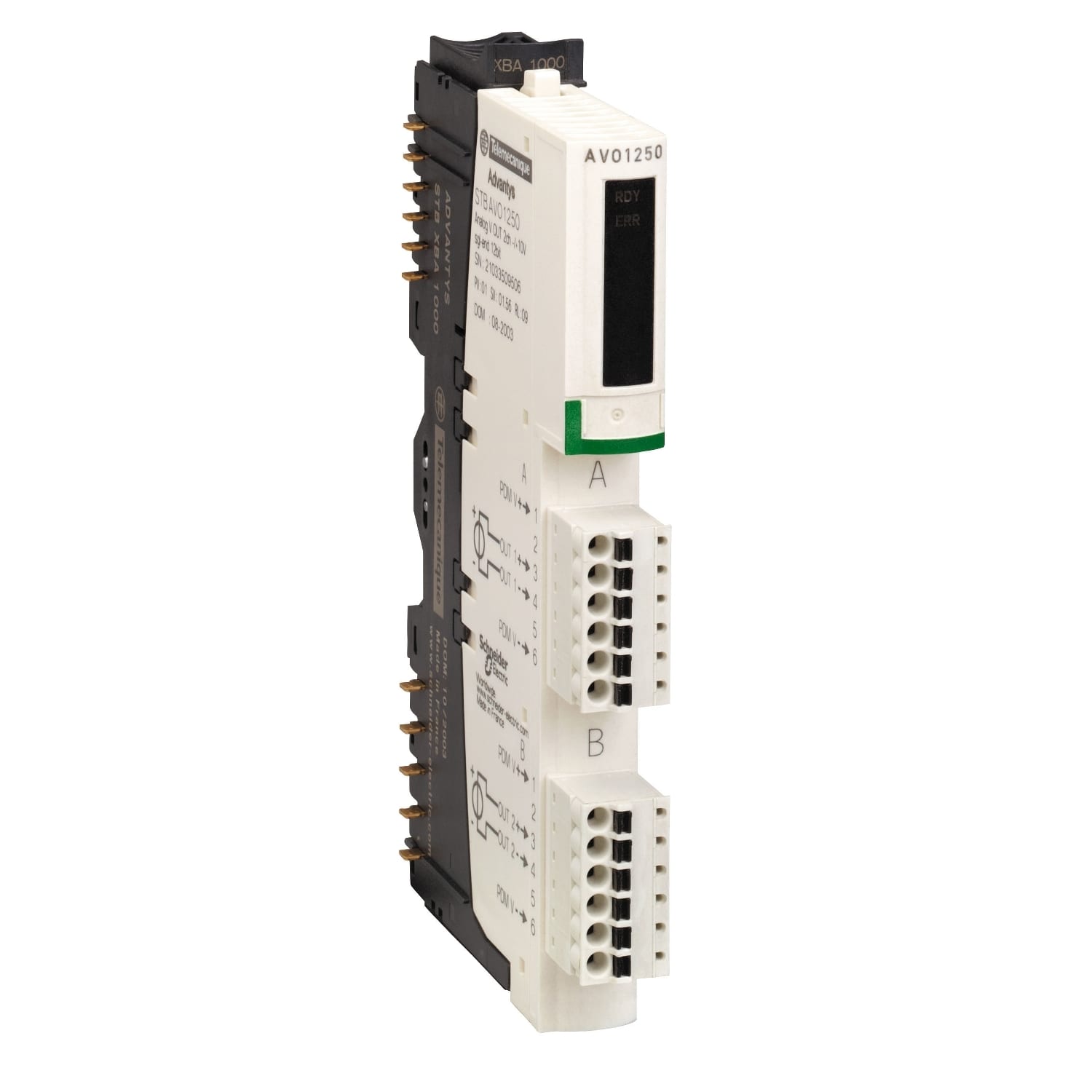 SCHNEIDER ELECTRIC - Kit uscita analogica standard STB - +/- 10 V - 2 O - 12 bit