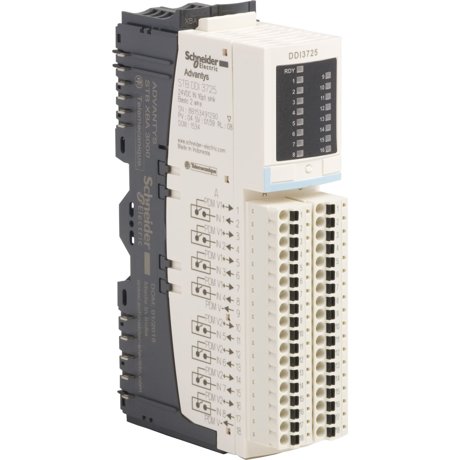 SCHNEIDER ELECTRIC - Kit ingresso digitale di base STB - 24 V CC - 16 I