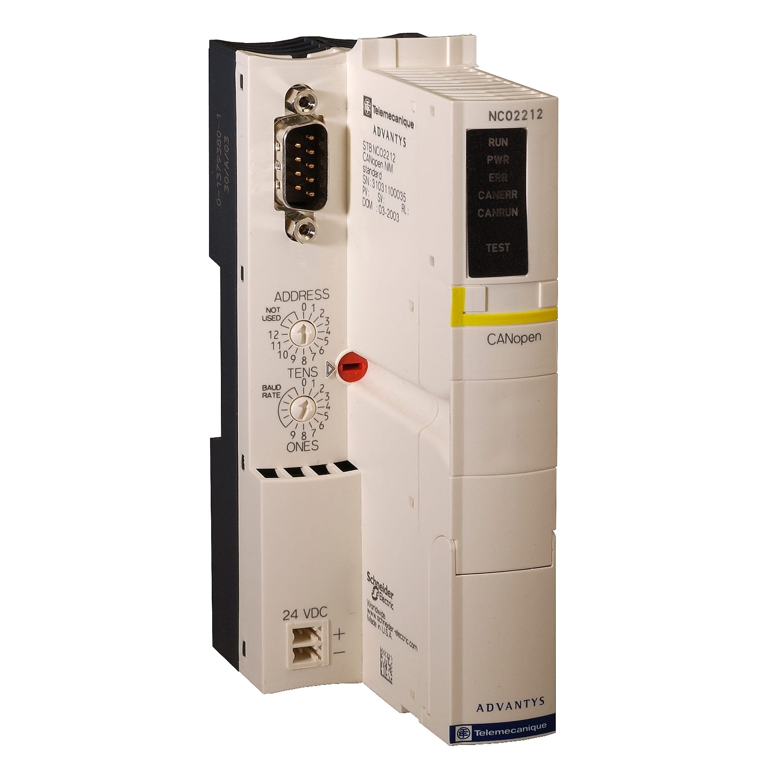 SCHNEIDER ELECTRIC - Modulo interfaccia rete standard STB - Bus CANopen - 1 Mbit/s