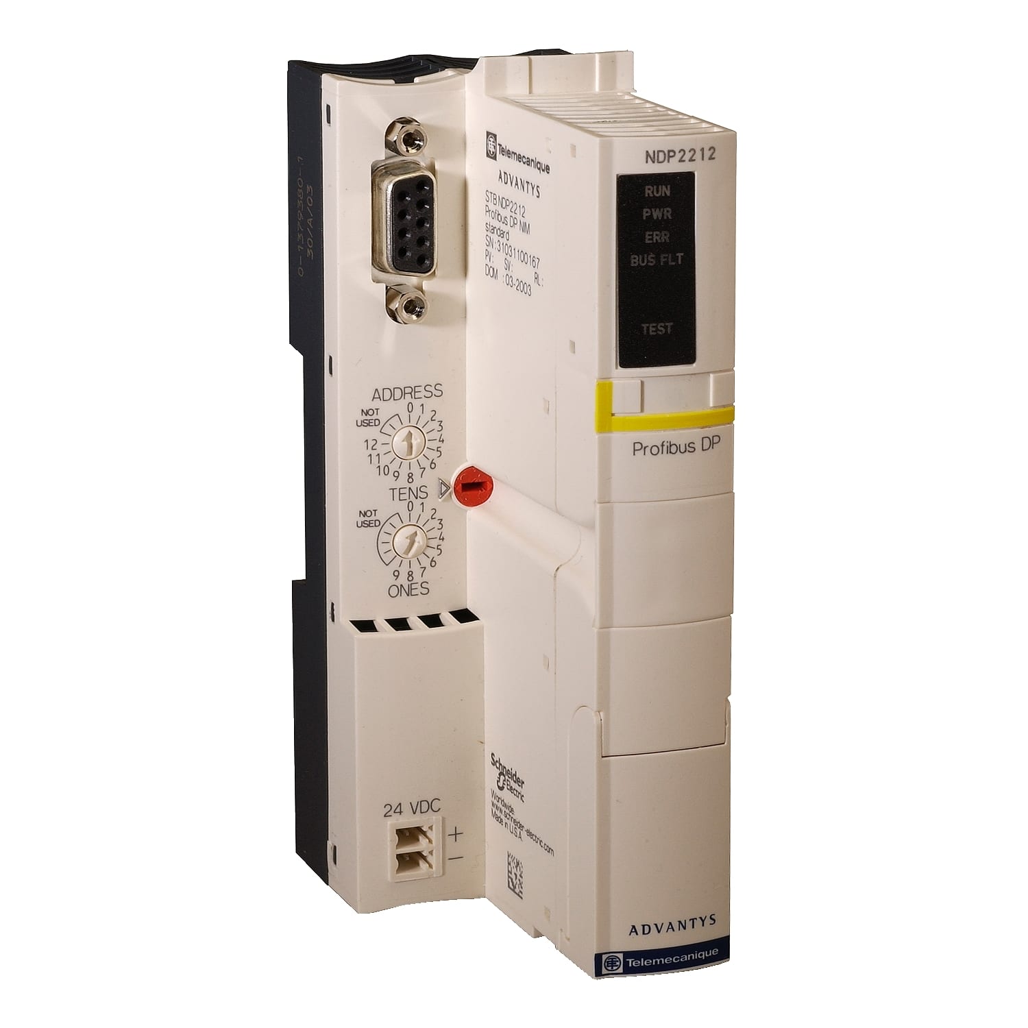 SCHNEIDER ELECTRIC - Modulo interfaccia rete di base STB - Profibus DP - 9,6 kbit/s