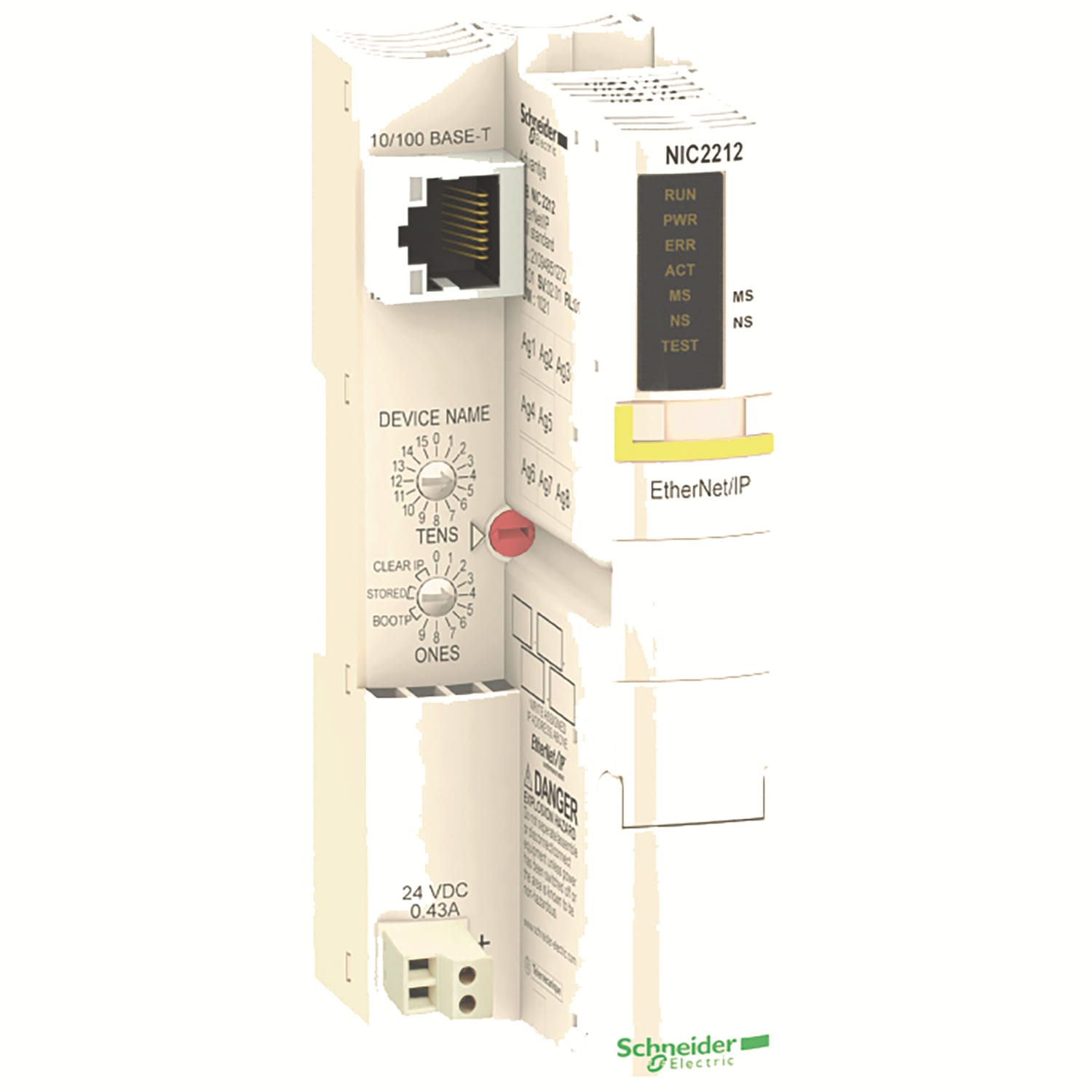 SCHNEIDER ELECTRIC - Modulo interfaccia rete standard - Advantys STB - Ethernet/IP - 10/100 Mbit/s