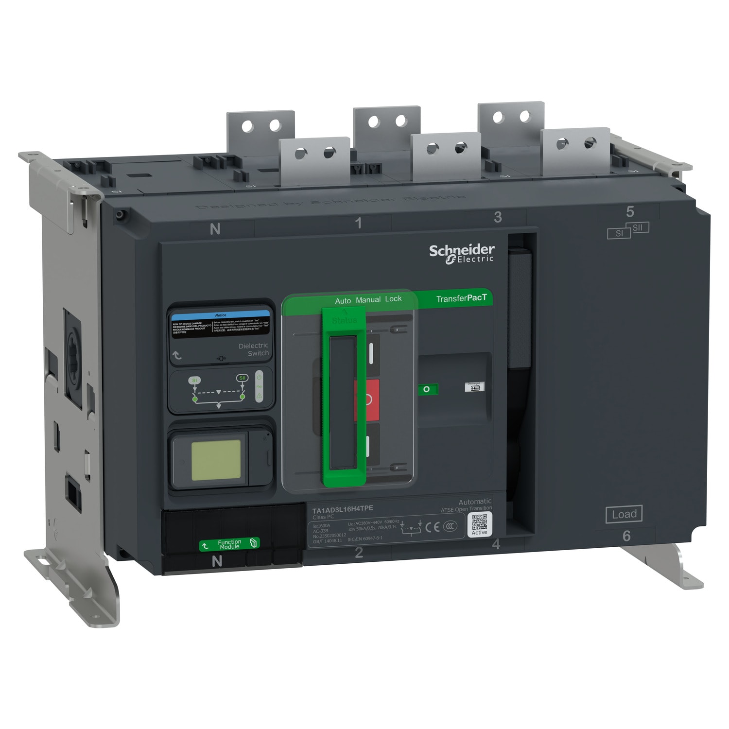SCHNEIDER ELECTRIC - TransferPacT Active Automatic 800A 400V 3P