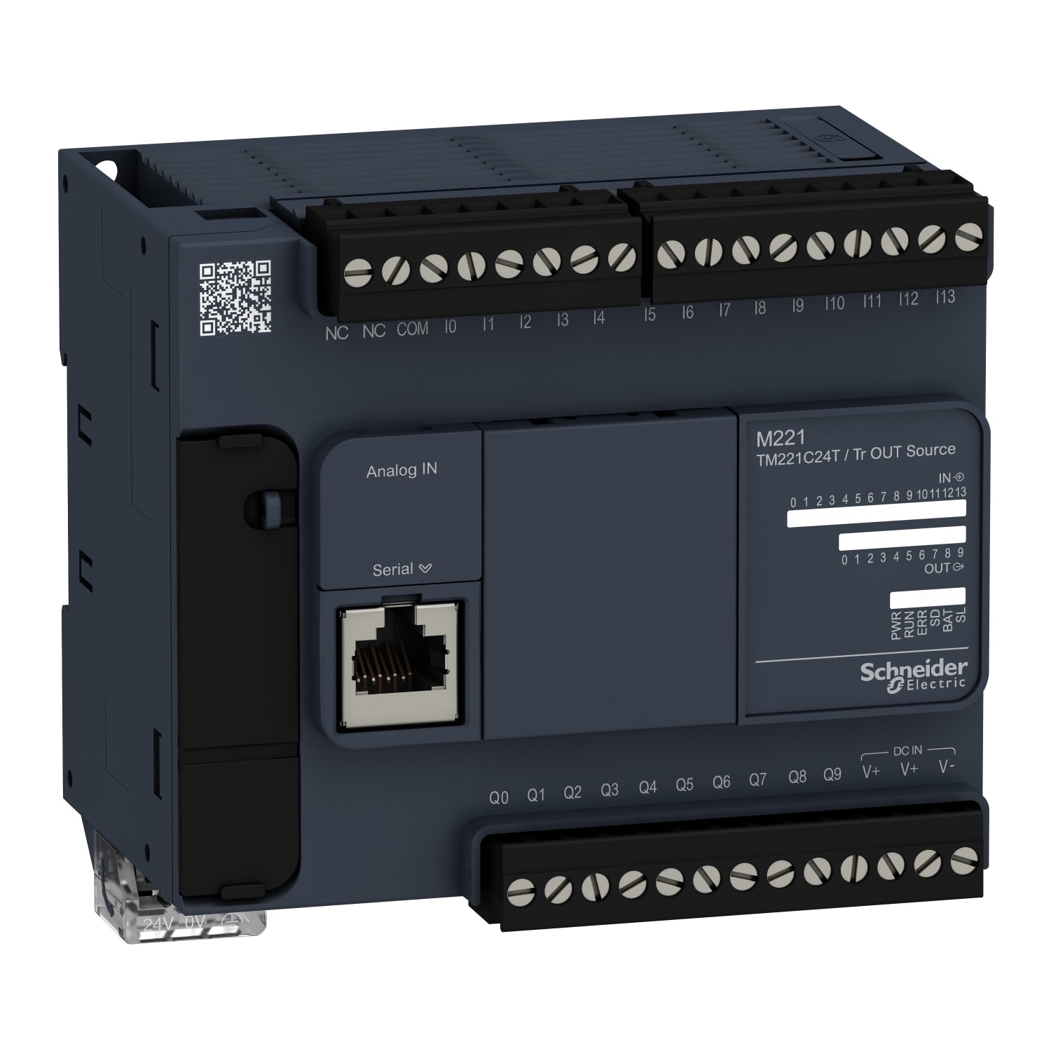 SCHNEIDER ELECTRIC - Controllore M221 24 I/O transistor PNP