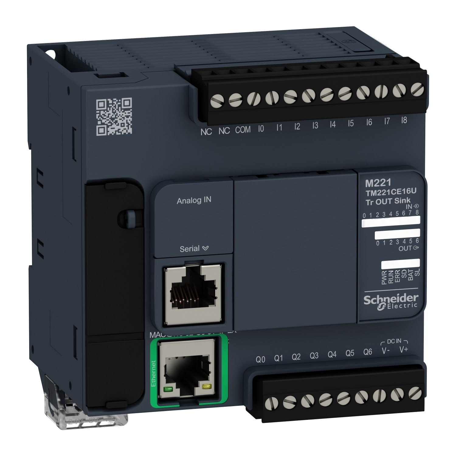 SCHNEIDER ELECTRIC - Controllore M221 16 I/O transistor NPN Ethernet