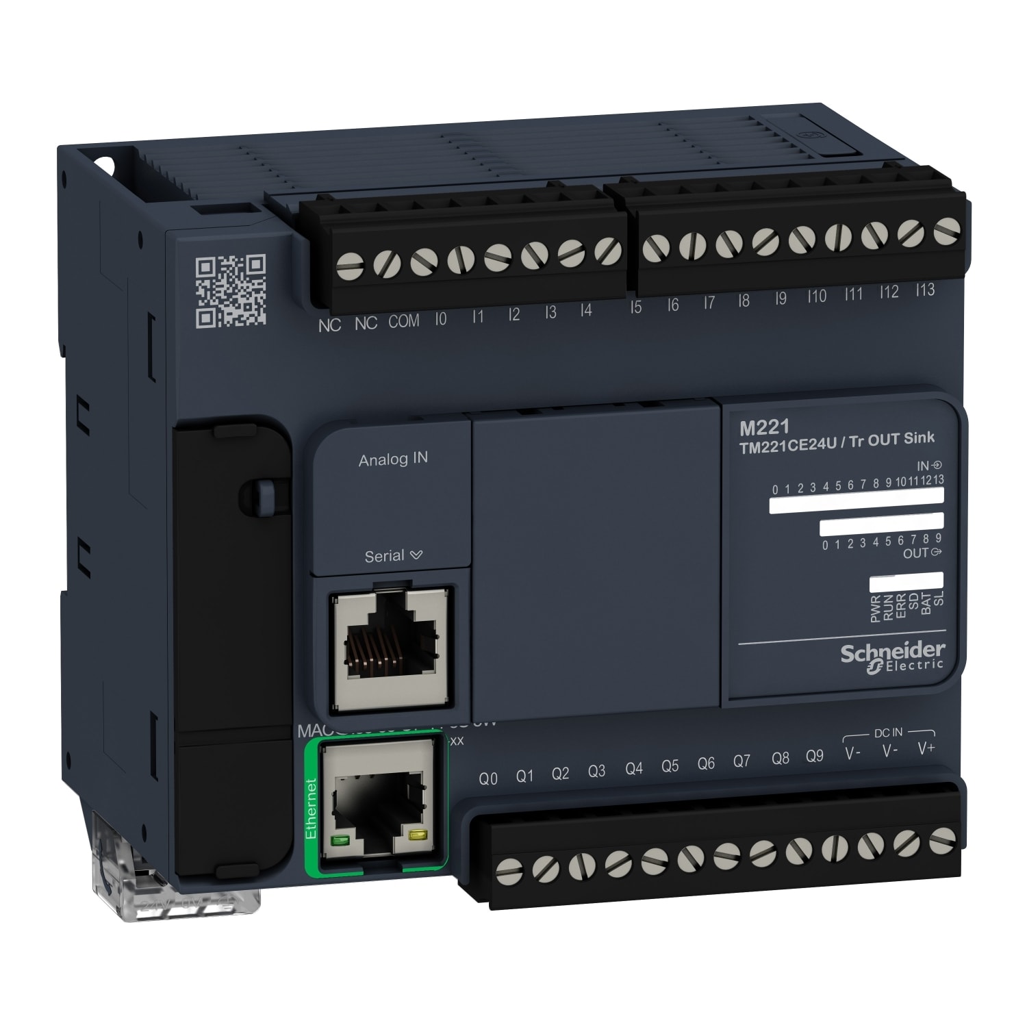 SCHNEIDER ELECTRIC - Controllore M221 24 I/O transistor NPN Ethernet