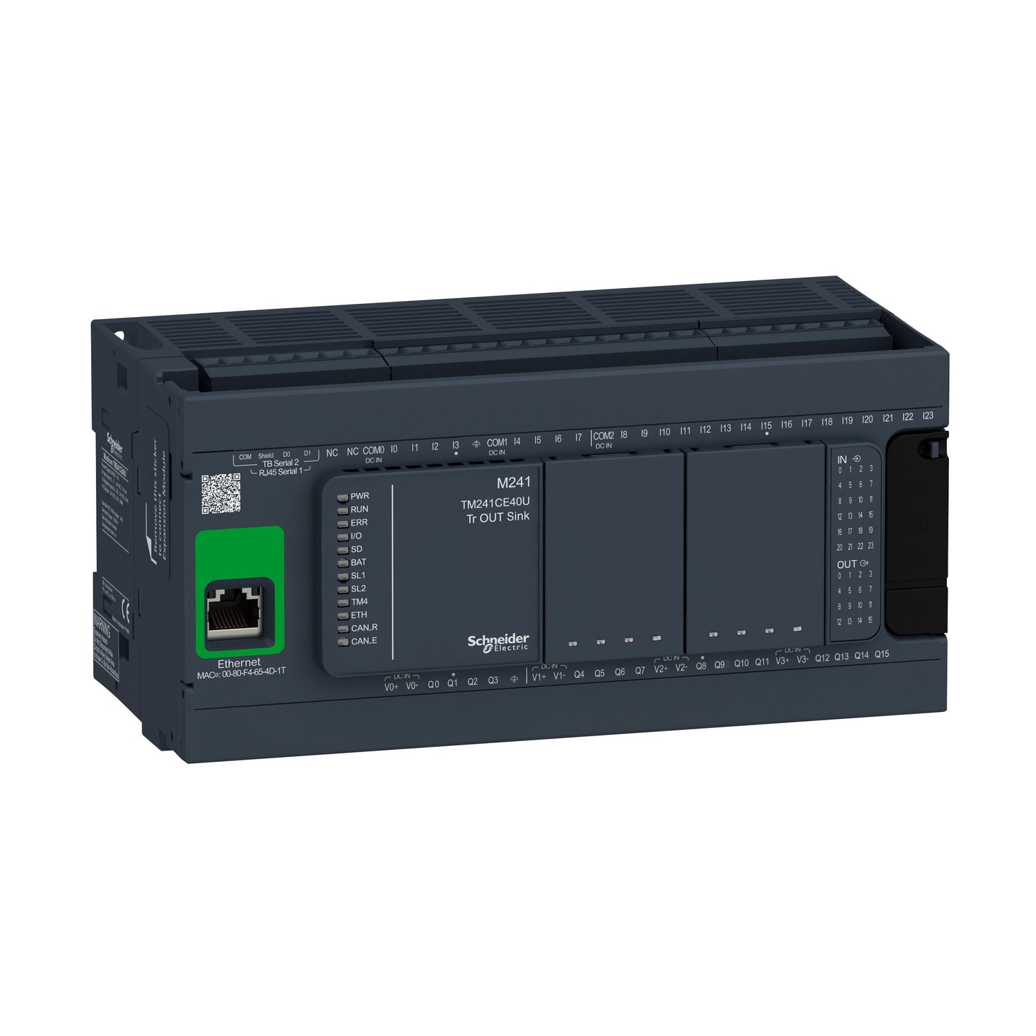 SCHNEIDER ELECTRIC - Controllore M241 40 I/O transistor NPN, Ethernet