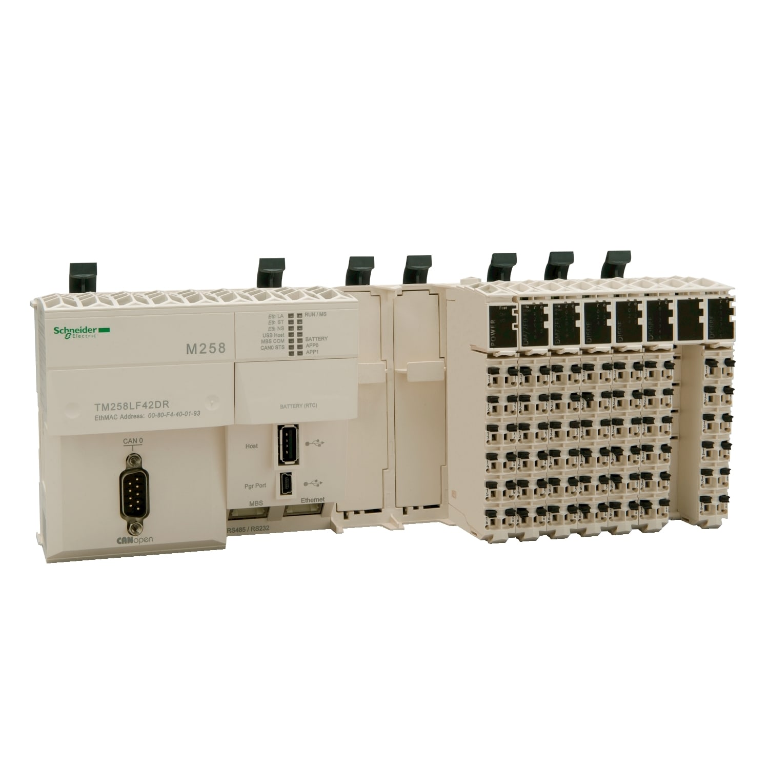SCHNEIDER ELECTRIC - Base compatta M258 - 42 I/O - 24 Vcc - relè - CANopen