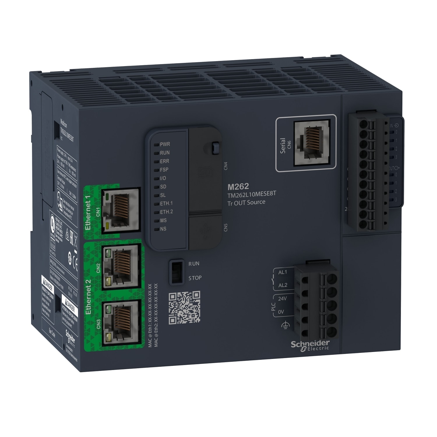 SCHNEIDER ELECTRIC - Controllore programmabile M262 5ns - 2 porte Ethernet