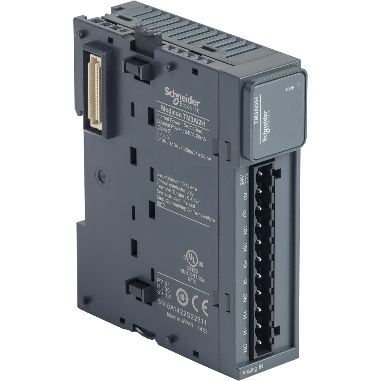 SCHNEIDER ELECTRIC - Modulo TM3 - 2 input analogici alta risoluzione