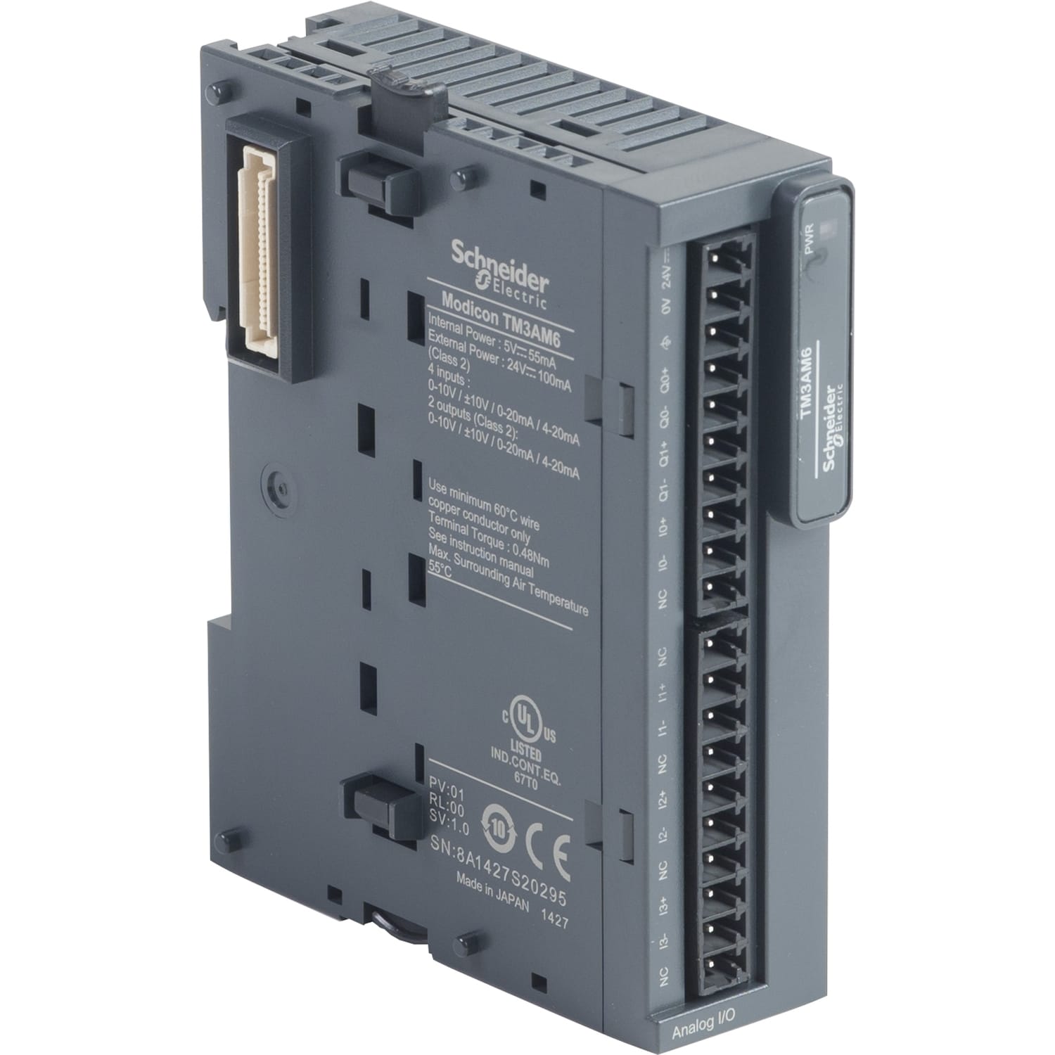 SCHNEIDER ELECTRIC - Modulo TM3 - 4 input analogici e 2 output analogiche