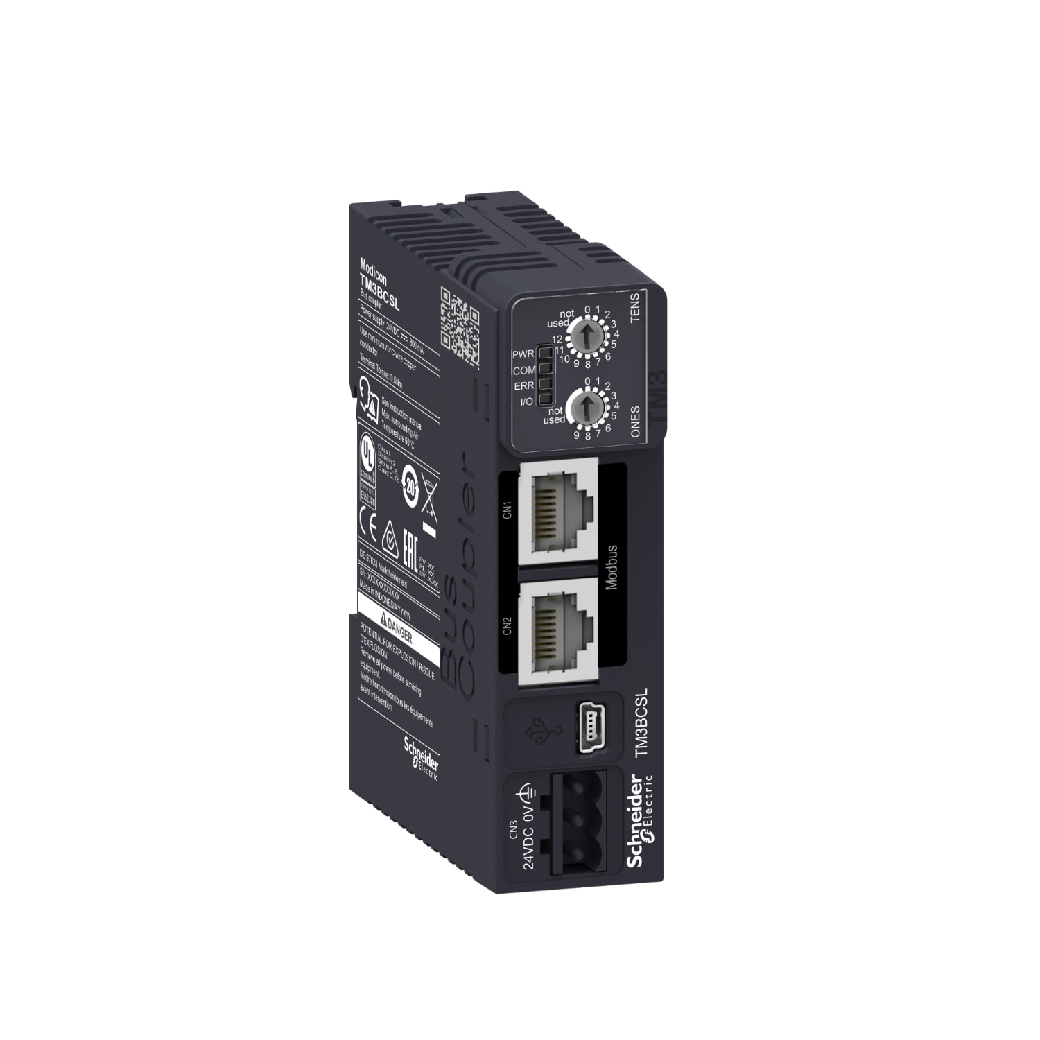 SCHNEIDER ELECTRIC - IP20 I/O Distributed Optimized TM3 Bus Coupler Module Serial Line Interface