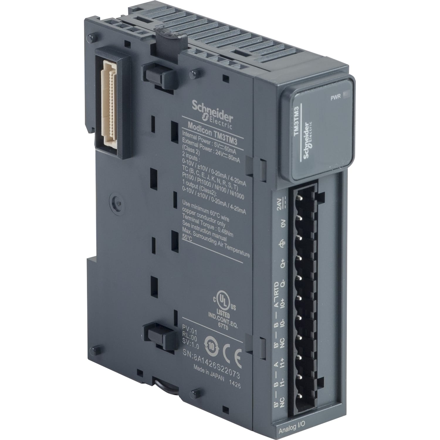 SCHNEIDER ELECTRIC - Modulo TM3 - 2 input temperatura e 1 output analogica