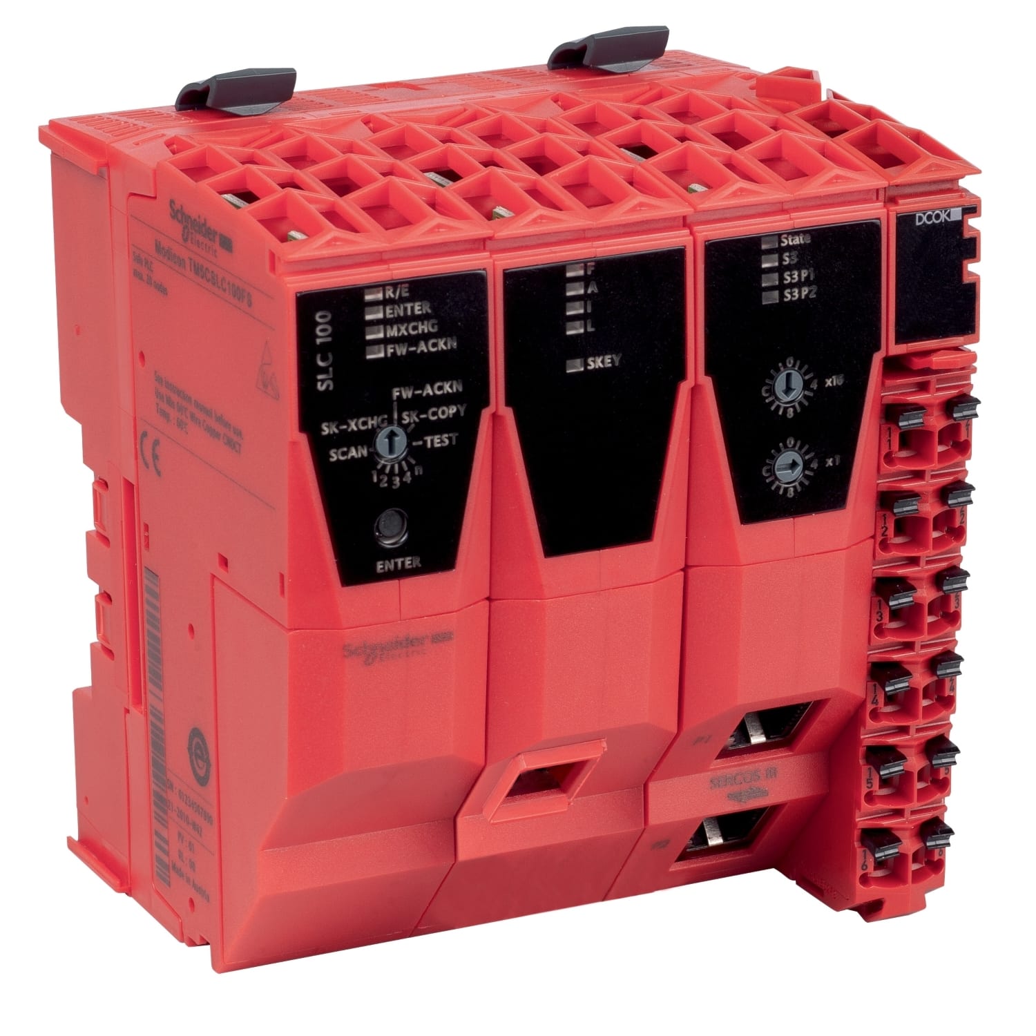 SCHNEIDER ELECTRIC - Controllore di sicurezza, Modicon TM5 safety,  Sercos III interfaccia - SLC 100 - 20 nodi