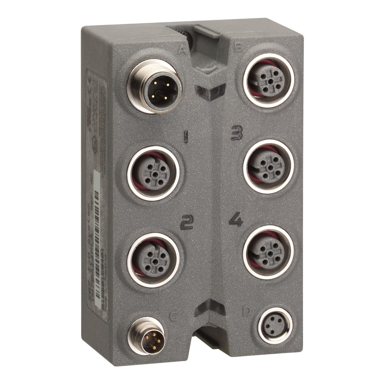 SCHNEIDER ELECTRIC - Blocco esp - IP67 - 4 input analogici - +/- 10 V - connettore M12