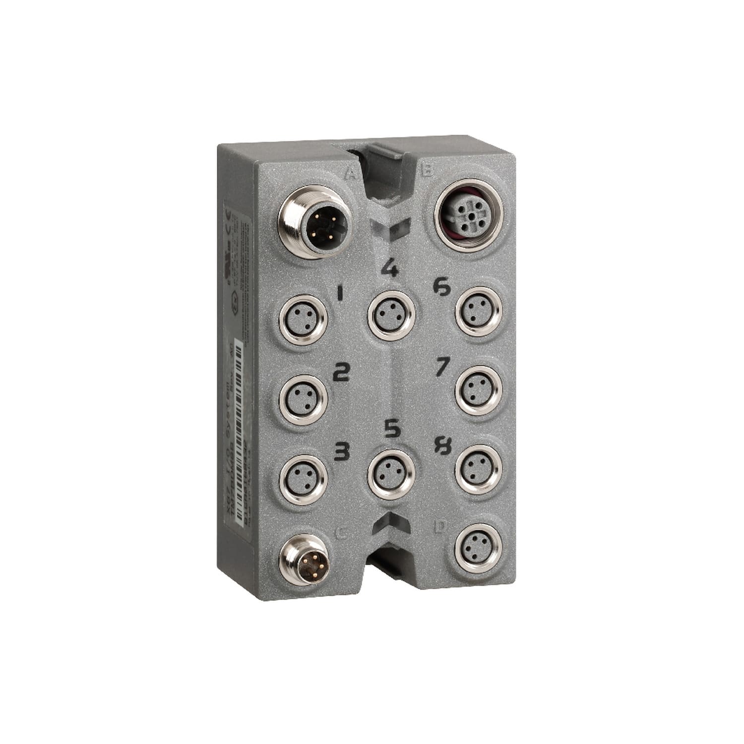 SCHNEIDER ELECTRIC - Blocco esp - IP67 - 8 output digitali - 24 Vcc - 2 A - connettore M8