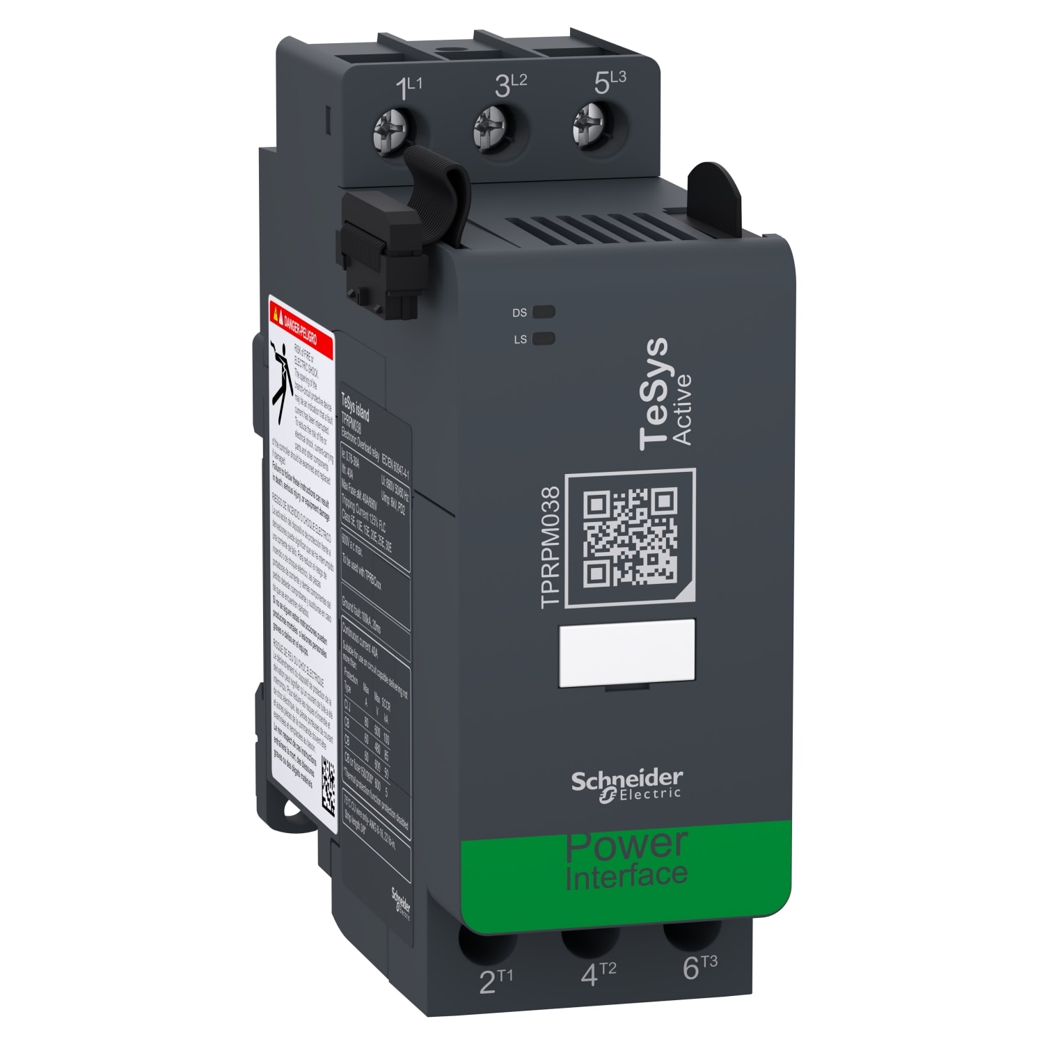 SCHNEIDER ELECTRIC - Modulo interfaccia di potenza, TeSys island, 38 A, 18.5 kW, 20 hp