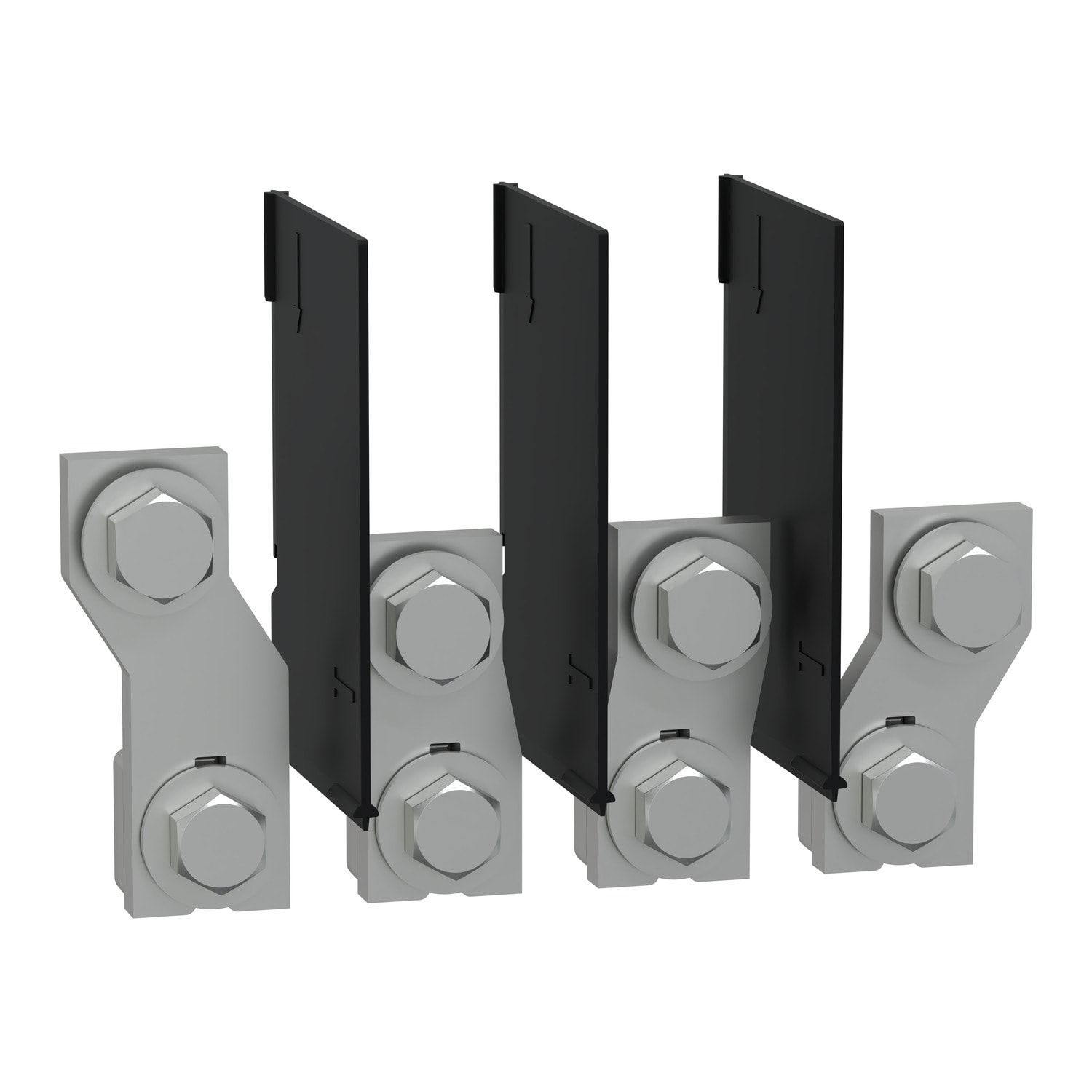 SCHNEIDER ELECTRIC - distanziatori con separatori di fase, TransferPacT, accessori per telaio 630A, 4P, solo ingressi, set di 4