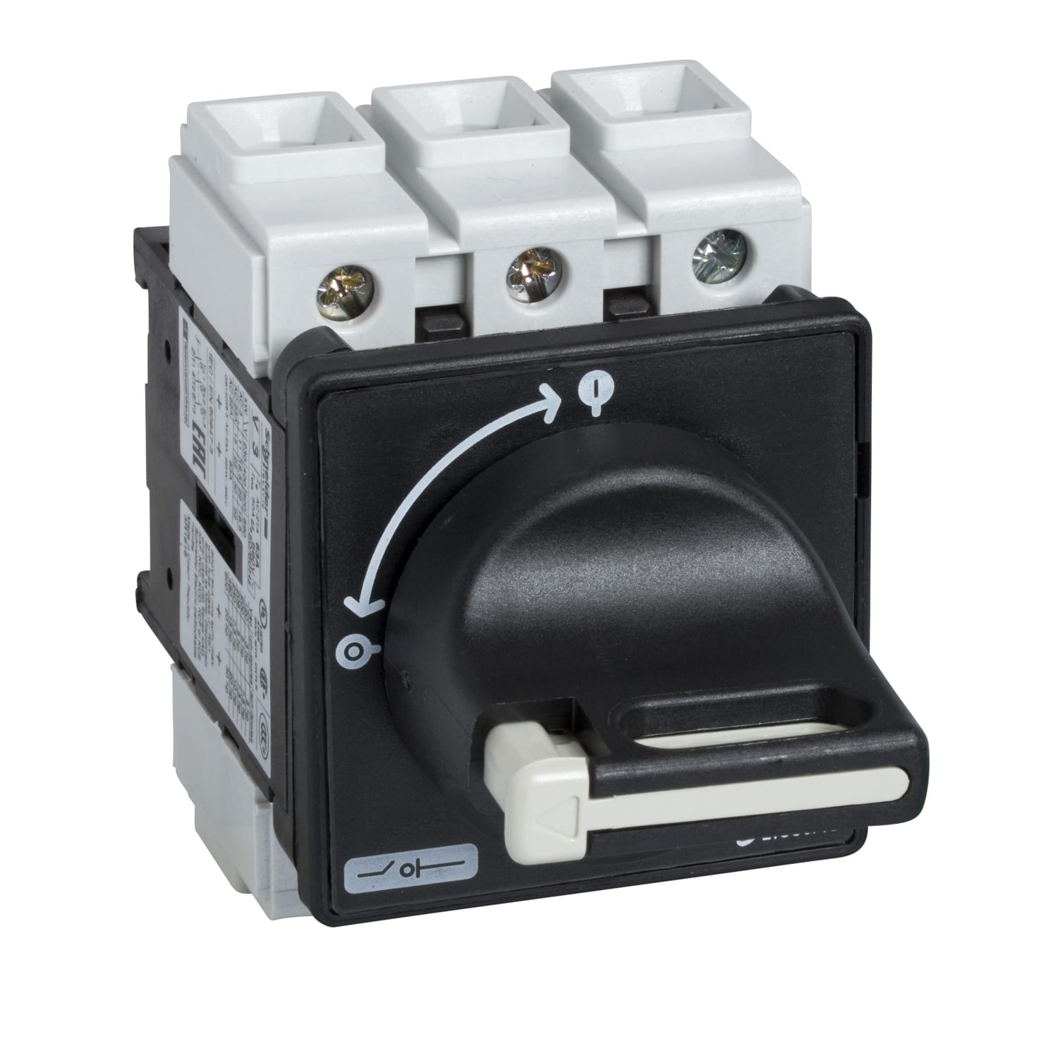 SCHNEIDER ELECTRIC - Interruttore sezionatore Vario VBD diametro 22,5 - 3 poli - 40 A - manovra nera lucchettabile
