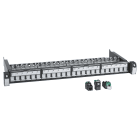 SCHNEIDER ELECTRIC - Patch Panel 19 pollici rack, Actassi Patch Panel equipaggiato, Cat.5e UTP