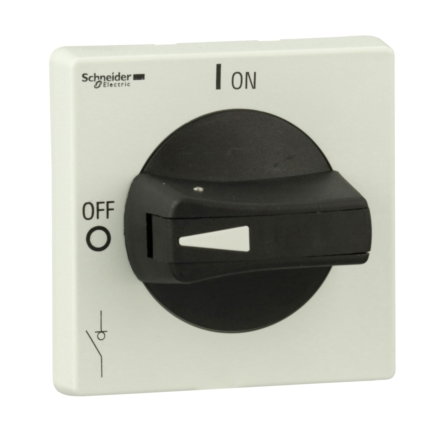 SCHNEIDER ELECTRIC - TeSys VLS - rot. handle - holefix. - black - shaft 5 mm - 65x65 mm - defeatable