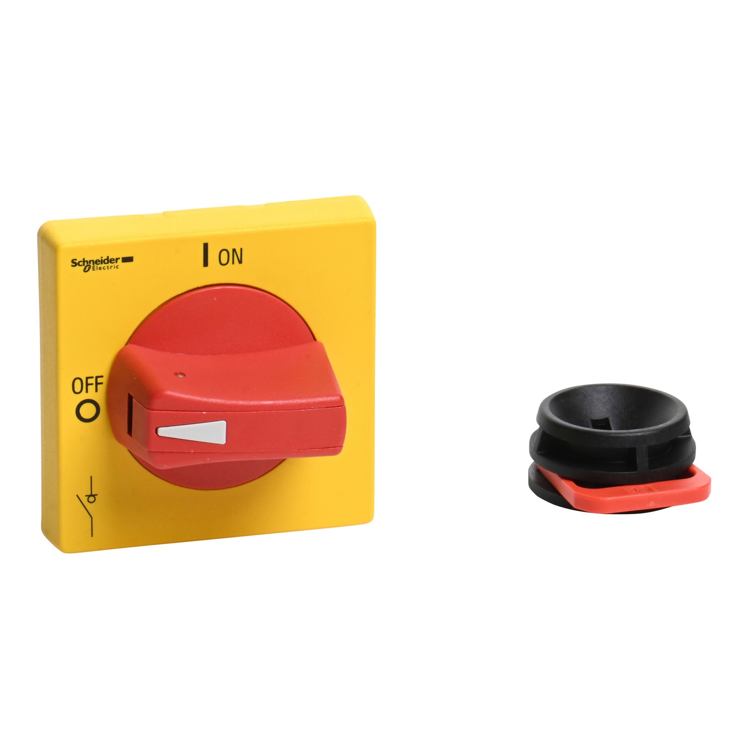 SCHNEIDER ELECTRIC - TeSys VLS - rot. handle - holefixing - red - shaft 5 mm - 65x65 mm