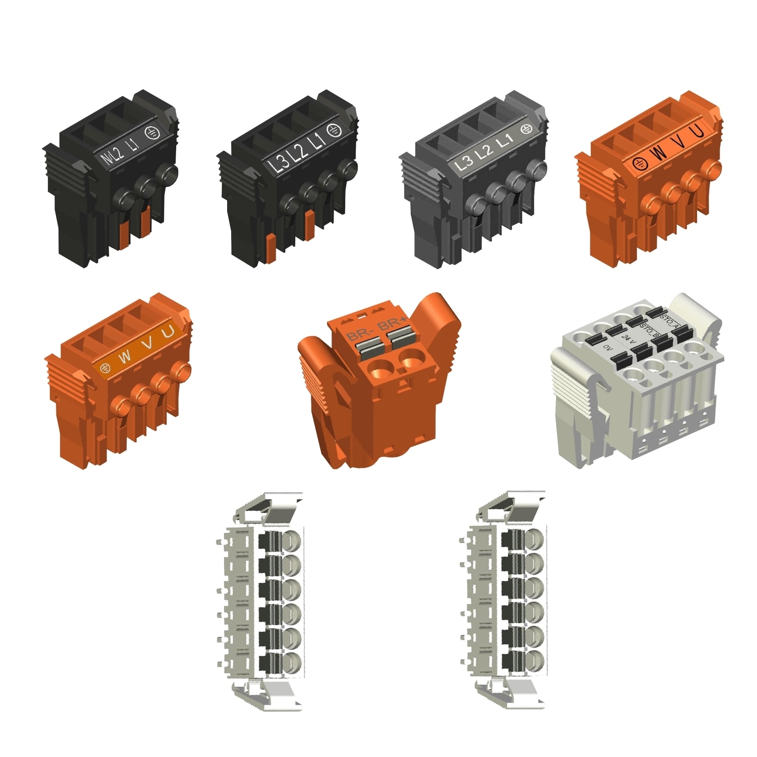 SCHNEIDER ELECTRIC - KIT CONNETTORI LXM 32A