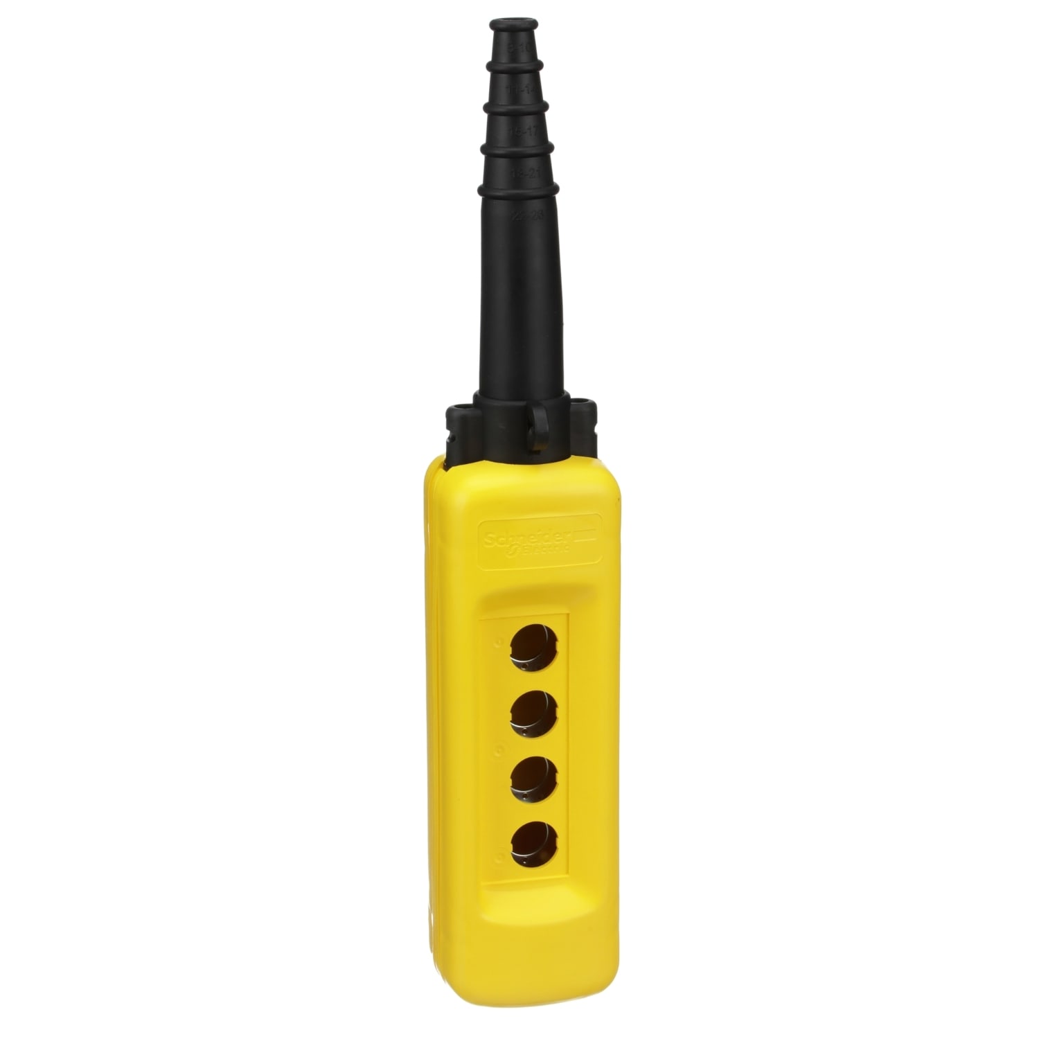 SCHNEIDER ELECTRIC - Pulsantiera pensile vuota XACA - 4 fori verticali