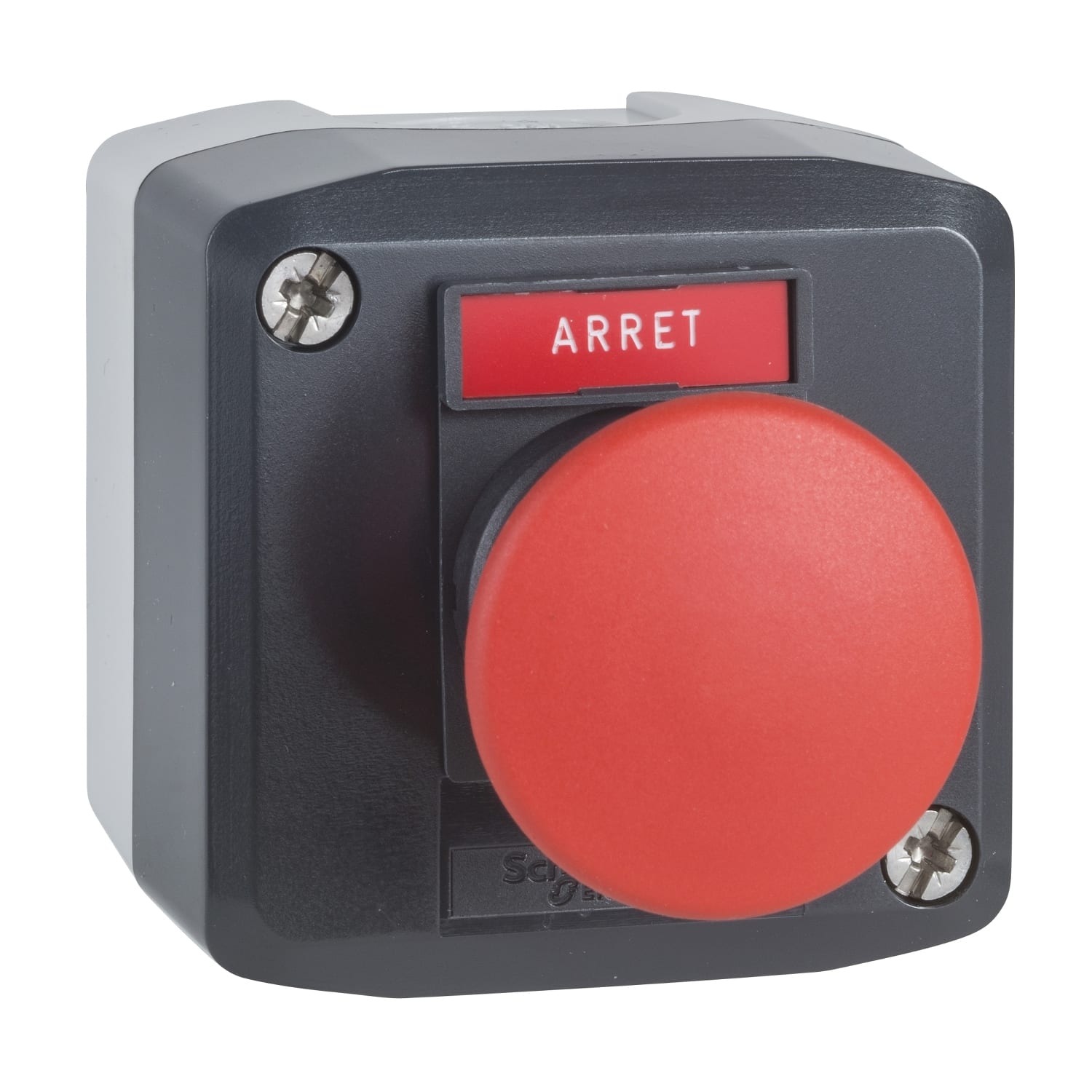 SCHNEIDER ELECTRIC - Pulsantiera XAL-D - funzione marcia o arresto - 1 NC - fungo rosso