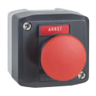 SCHNEIDER ELECTRIC - Pulsantiera XAL-D - funzione marcia o arresto - 1 NC - fungo rosso