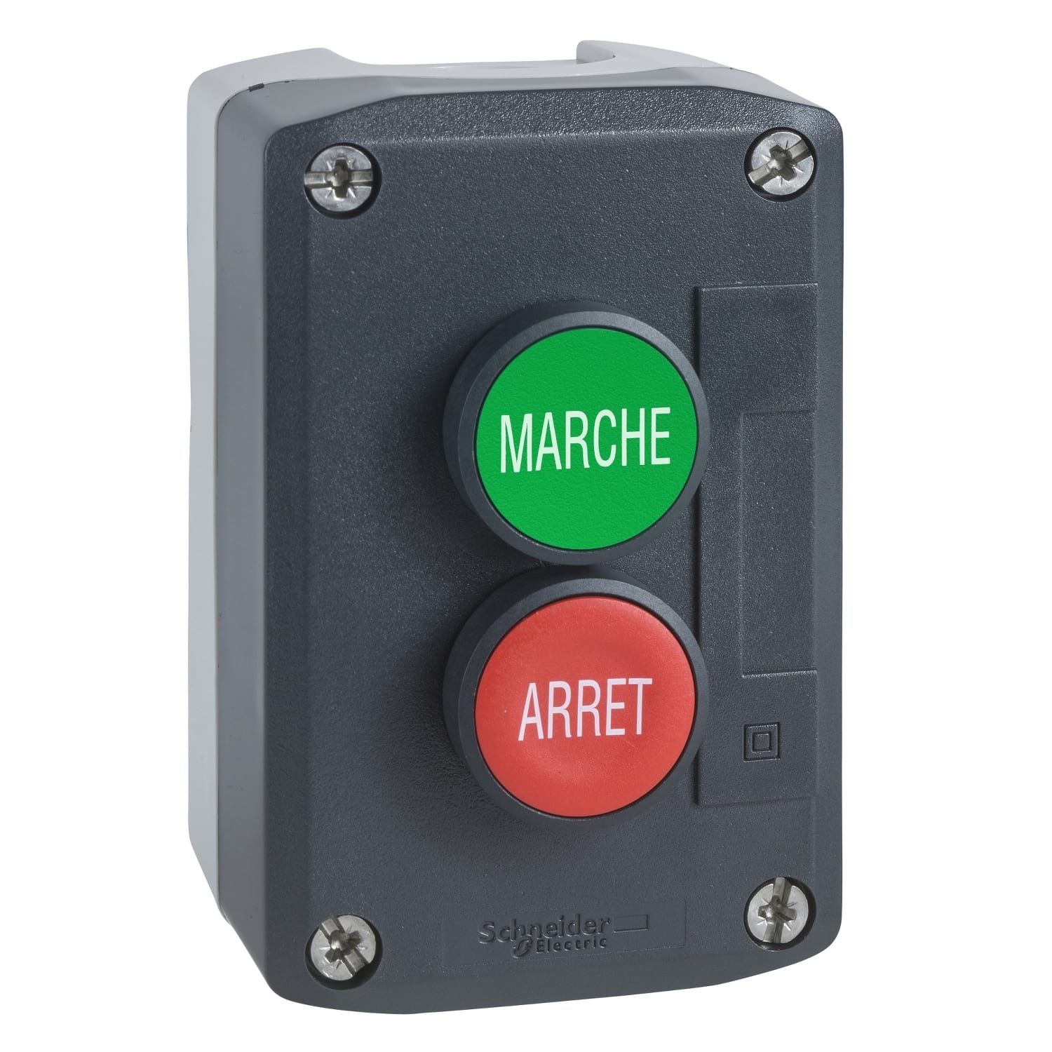 SCHNEIDER ELECTRIC - Pulsantiera XAL-D - funzione marcia o arresto - 1 NO+ 1 NC