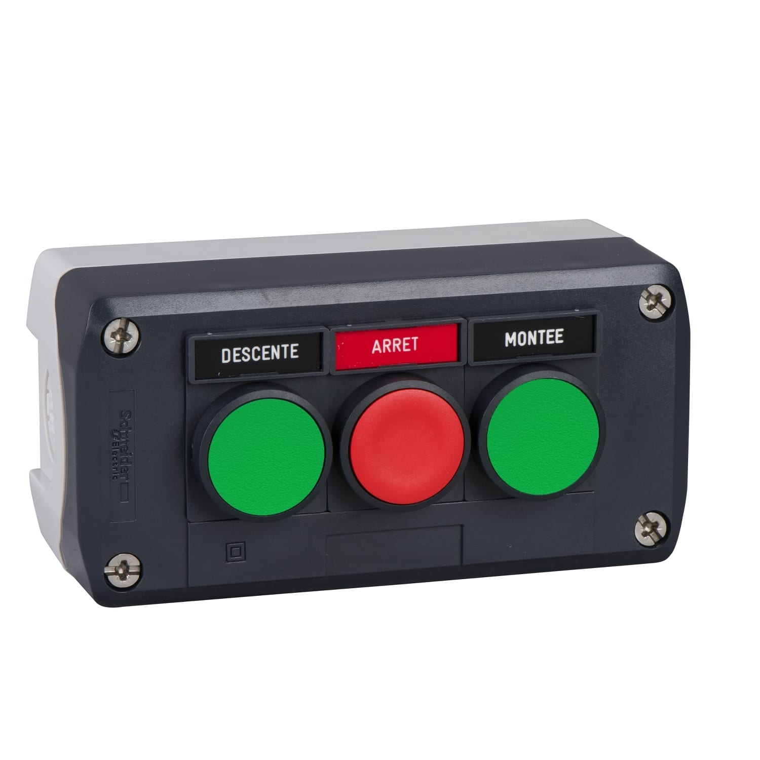 SCHNEIDER ELECTRIC - Pulsantiera XAL-D - tre funzioni - 1 NC + 2 NO
