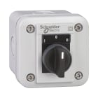 SCHNEIDER ELECTRIC - Pulsantiera, Harmony XALE, selettore, per XB7 22 mm, 3 posizioni, plastica, grigia, con marcatura bianca I-O-II, 2NO
