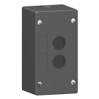 SCHNEIDER ELECTRIC - Pulsantiera vuota ambienti aggressivi - nero - 2 fori - 2 fori