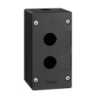SCHNEIDER ELECTRIC - Pulsantiera vuota ambienti aggressivi - nero - 2 fori - 2 fori