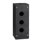 SCHNEIDER ELECTRIC - Pulsantiera vuota ambienti aggressivi - nero - 3 fori - 3 fori