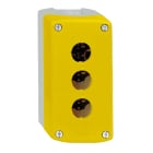 SCHNEIDER ELECTRIC - Pulsantiera vuota, Harmony XALD, XALK, plastica, gialla, 3 fori, senza marcatura, 1 fori per ingresso cavo, certificazione UL/CSA
