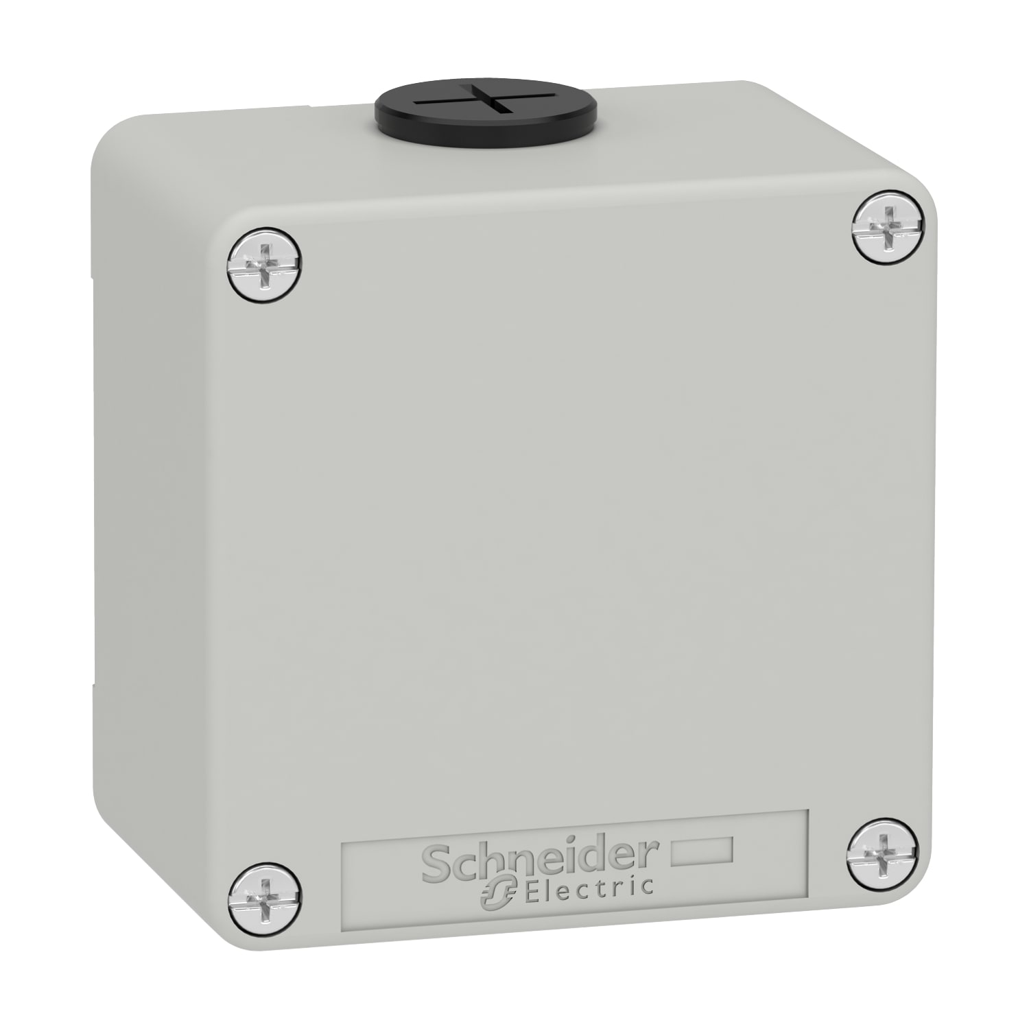 SCHNEIDER ELECTRIC - Pulsantiera in metallo grigia  M20 non forata 80X80X51,5 UL CSA