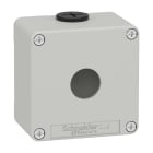 SCHNEIDER ELECTRIC - Pulsantiera in metallo grigia  M20 1 foro 22MM 80X80X51,5 UL CSA