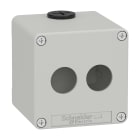 SCHNEIDER ELECTRIC - Pulsantiera in metallo grigia  M20 2 fori 22MM 80X80X77 UL CSA