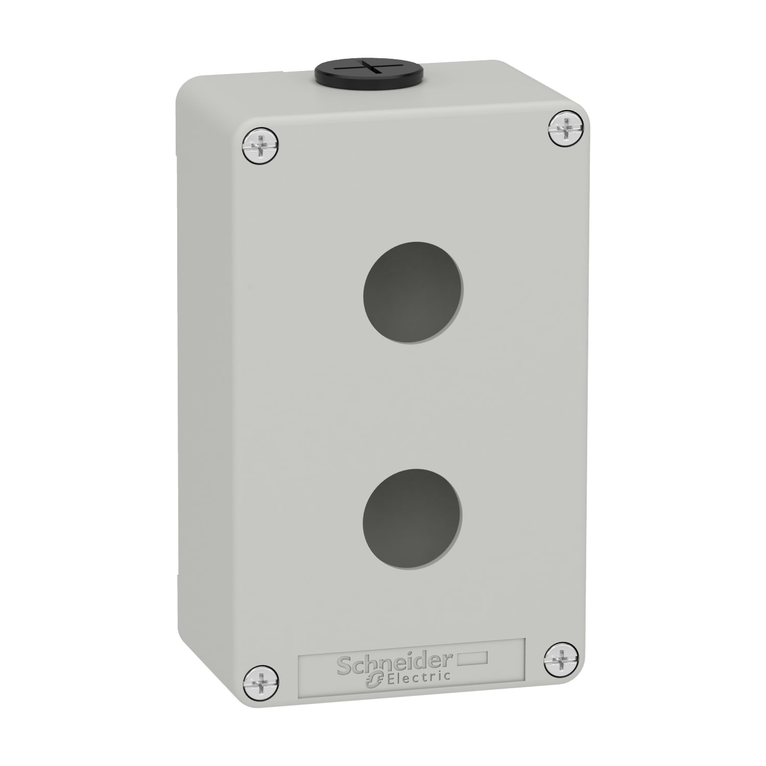 SCHNEIDER ELECTRIC - Pulsantiera in metallo grigia  M20 2 fori 22MM 80X130X51,5 UL CSA