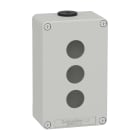 SCHNEIDER ELECTRIC - Pulsantiera in metallo grigia  M20 3 fori 22MM 80X130X51,5 UL CSA